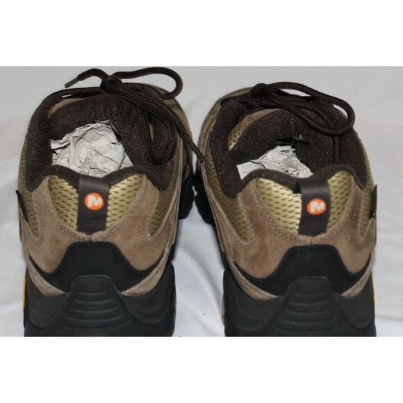 Merrel Women's Moab 3 WP Hiking Boot Kinetic Fit Vibram TAN NIB SZ 12 $160 - Picture 6 of 7